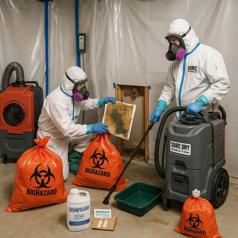 Contaminated Water Handling Protocols process in Jeffersonville, OH